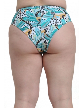 bikini calzon alto con pretina modelo espalda